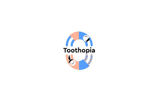 Toothopia 儿童牙科品牌VI设计...