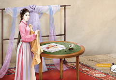 古风收集君采集到〔 如梦令 〕台湾插画师 °