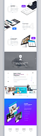 Thefox WordPress Landing Page version 2.0 on Behance