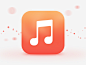 iOS7 music #App# #icon# #图标# #Logo# #扁平# @GrayKam
