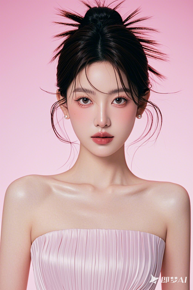摄影人像，御姐写真，标准正面半身证件照，...