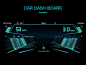 Car dash board dash board hmi ui