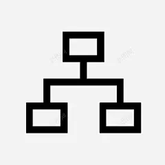 树形图直接报告结构图标 组织 结构 icon 标识 标志 UI图标 设计图片 免费下载 页面网页 平面电商 创意素材