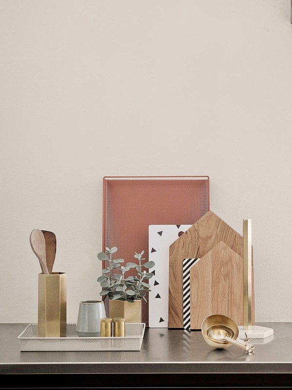 Hexagon Vase - Brass...