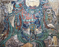 加拿大皇家安大略博物馆元代《弥勒说法图》。

在加拿大多伦多的皇家安大略博物馆内有一幅气势恢宏的佛教壁画，壁画长11.11米，高5.22米，中央绘有一尊主佛，主佛两侧分别为两位弟子和四位菩萨，壁画的两侧则分别描绘了男、女出家剃度的场景。这幅壁画就是原来在山西省稷山县兴化寺内的“弥勒说法图” ​​​​...展开全文c