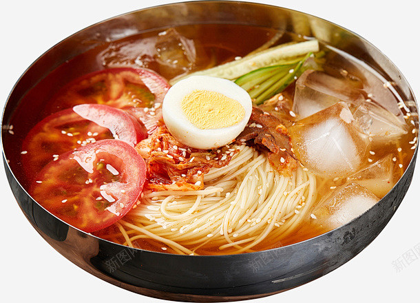 美味冷面元素