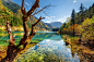 唯美的山林湖泊景色高清图片(图片ID：88916)-高清风景图片-素材中国16素材网