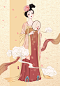 《唐朝仕女》-古田路9号-品牌创意/版权保护平台