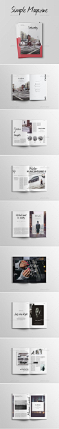 InDesign 32 Pages Simple Magazine Template • Only available here ➝ <a href="http://graphicriver.net/item/32-pages-simple-magazine/16396440?ref=pxcr" rel="nofollow" target="_blank">graphicriver.net/...</a>
