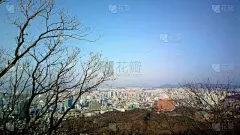 首尔,南山塔,水平画幅,高视角,无人,户外,都市风景,现代,韩国