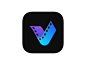 VideoFix iOS app icon grid video editor movie video app icon film ios icon ios app icon