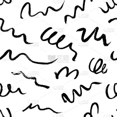 黑色,矢量,笔触,背景,涂料,四方连续纹样,墨水,抽象,漩涡形,华丽的