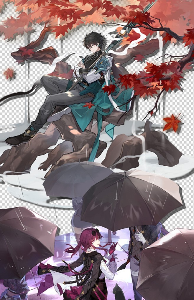 崩坏：星穹铁道立绘素材PNG二次元游戏人物原画设定美术绘画参考-淘宝网-花瓣网