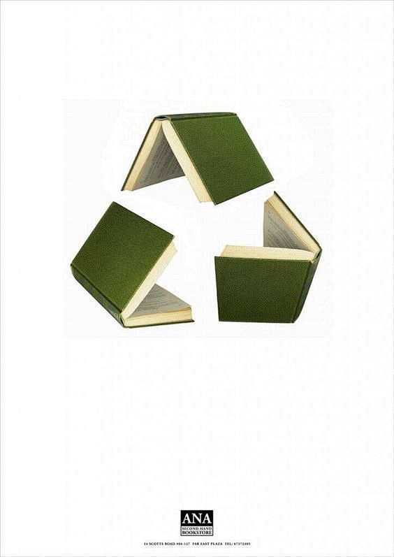 一组创意借代的海报设计