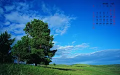 2010年10月风景宽月历壁纸桌面壁纸1