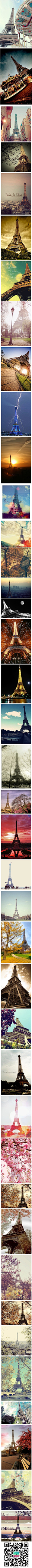 梦幻巴黎，梦幻埃菲尔铁塔！