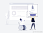 分享dribbble设计作品Shopify O网页链接 ​​​​
