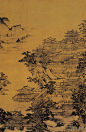 《汉苑图》元 李容瑾绢本水墨纵156.6厘米横108.7厘米台北故宫博物院