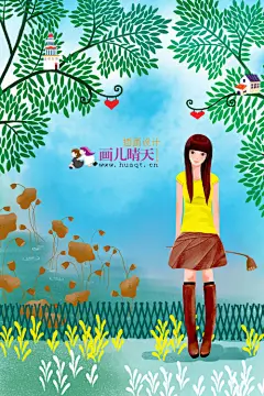 时尚插画|唯美插画-画儿晴天的相册