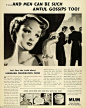 1937年的一则香体露广告。广告宣传语：“玛丽，快醒一醒吧！只要你使用Mum出品的香体露就一定能够走出旧时代。” (1/5)