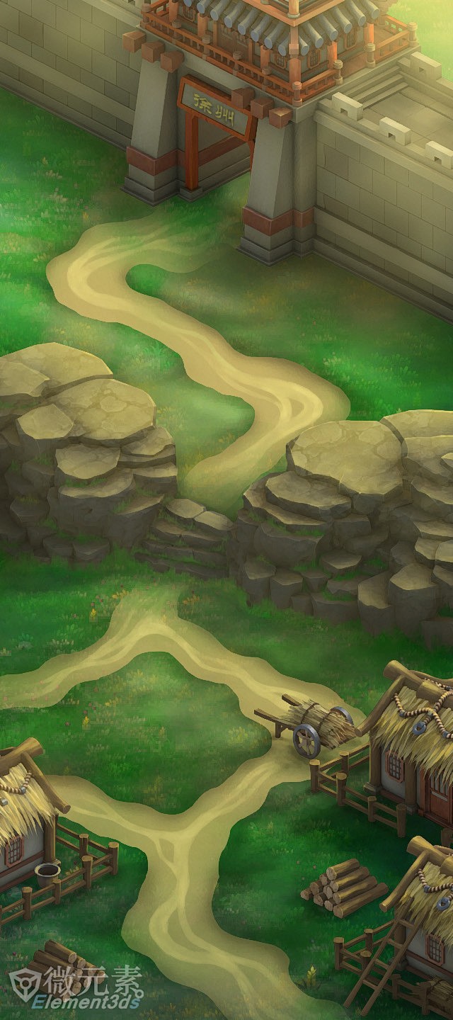 场景 Q版
