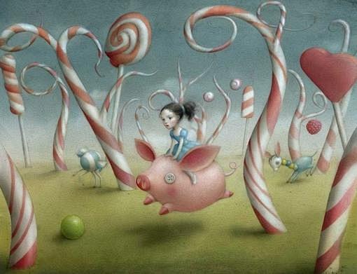 Nicoletta Ceccoli的绘画...