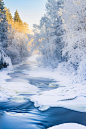Winter River ~ By Ilari Lehtinen