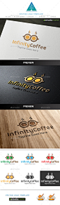 ∞咖啡标志——食品标志模板Infinity Coffee Logo - Food Logo Templates小酒馆,商业,咖啡馆,卡、聊天、干净、咖啡、公司、企业、有创造力,美食,杯子,eps文件,金色,灰色,ilustrator,无穷,创新,标志,标识,简约、现代、橙色,专业,简单,解决方案,说话,茶,独特的视觉识别 bistro, business, cafe, card, chat, clean, coffee, company, corporate, creative, cuisine, cup