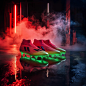 naidongtiyu123_Street_photography_three_red_football_boots_plac_10c9b206-3a19-4919-bc12-7af142cd1ad0