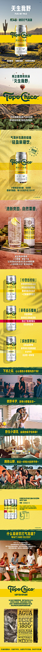 【TOPO CHICOTOPO CHICO托帕客硬苏打气泡配制酒低度预调鸡尾酒330ml3罐草莓番石榴+缤纷菠萝+柠檬青柠可口可乐