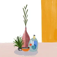 Katy Pillinger可爱的小插画～ #K说##问题不大##插画##艺术# ​​​​
