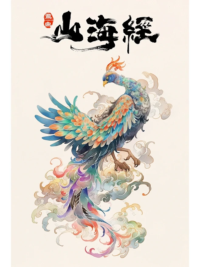 『鸾鸟』山海经中最祥瑞的神鸟！-花瓣网