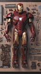 RSMJ56_Knolling_Iron_Man_photorealistic_edge_details_8k_realist_c75f52d7-bc28-4d6a-bb0a-aeed00468114