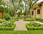 Courtyard Border Home Design Ideas, Pictures, Remodel and Decor