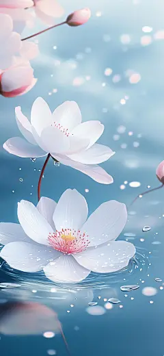 清新淡雅花朵壁纸