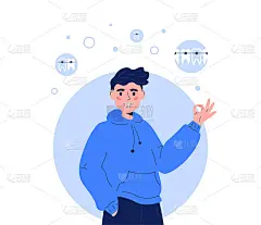 戴牙套的少年
