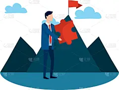 男商人,头像,卡通,商务,专业人员,经理,现代,城市