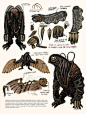 BioShock无限概念艺术 - 鸣鸟|  未来|  角色设计|  游戏|  怪物|  生物|  敌人|  蒸汽朋克|  网络朋克|  biodroid