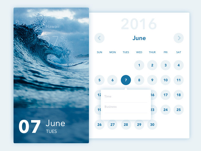 Calendar widget-4