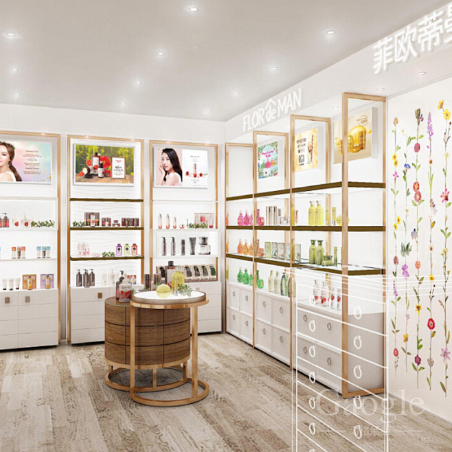 费欧迪曼化妆品展柜
