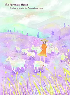 客厅相册装饰画大自然风景意境大图海报