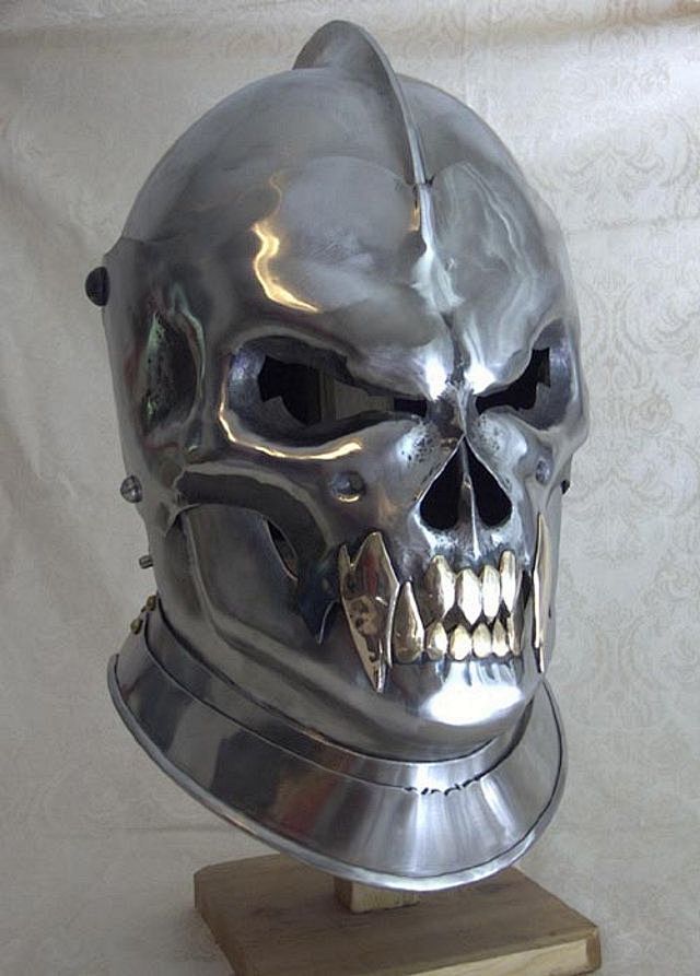 Medieval skull helm