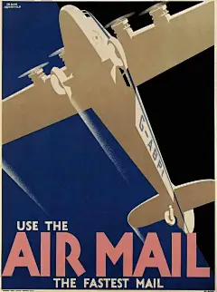 英国皇家航空公司复古海报 - 视觉中国设计师社区