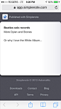 This is what a note looks like when you share it to the Web. Ignore the bizarre text — this was meant to be an example post.
