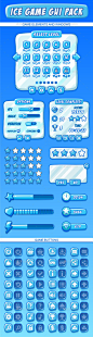 Ice Games GUI Pack - User Interfaces Game Assets