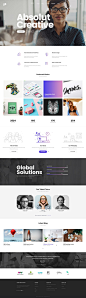 高质量网站全套 PSD 模板 Pisces-Multi Concept PSD Template