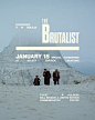 粗野派 The Brutalist 海报