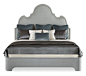 Bernhardt | Palatino Upholstered Platform Bed (344-H86/FR86): 