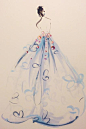 Met Ball 2014 Fashion Sketches - Katie Rodgers Drawings