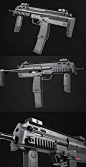 MP7冲锋枪3D模型（OBJ,FBX,MAX） 